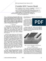 PSP Based Scalable MOS Varactor Model