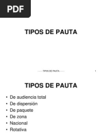 Tipos de Pautas Public It Arias