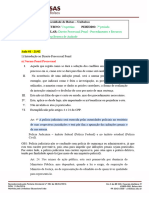 Anotações de Aula - Direito Processual Penal - Procedimentos e Recursos