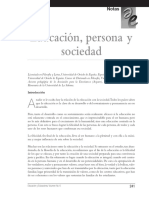 Educación Persona Sociedad