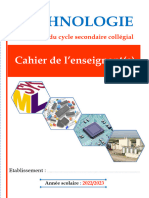 Cahier de L'enseignant 2022 - 2 ASC Technologie