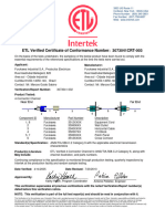 3073041-003R00 UTP CONNECTOR CHANNEL 4 Cat6 - ETL