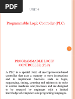 Programmable Logic Controller (PLC: UNIT-4