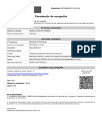 Constancia de Recepción: Datos Del Solicitante