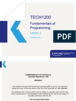 TECH1200 Week 2 Workshop