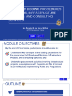 Day 2 - 2023 MLGUs - Standard Bidding Procedures For Goods, Infrastructure Projects and Consulting Services - Mr. de Vera