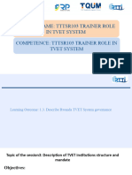 TOPIC3 Description of TVET Institutions Structure and Mandate