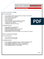 Problem Sloving Technics Chapterwise Important Questions