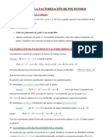 05 Repaso de La Factorización de Polinomios - Teoría y Ejercicios Con Solución