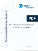 030 Wear Parts and Wear Resistant Material in Mills