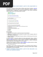 Calcular Distribucion Normal Standard