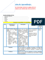 3° Sesión Día 5 Com Revisamos Nuestro Texto Narrativo y Distinguimos Los Tipos de Sustantivo