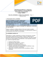 Guía de Actividades y Rúbrica de Evaluación - Unidad 2 - Fase 3 - Dilemas Éticos