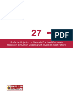 IATMI 18-027 Surfactant Injection On Naturally Fractured Carbonate Reservoir Simulation Modeling With Inverted 5-Spot Pattern