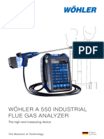 Woehler A 550 INDUSTRIAL Flue Gas Analyzer