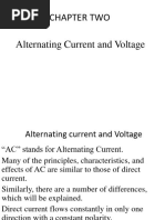 Chapter Two Alternating Current and Voltage