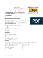 A Level Math Paper 2 Centre of Gravity