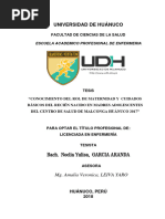 Universidad de Huánuco: Bach. Noelia Yulisa, GARCIA ARANDA