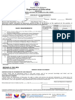 Checklist of Requirements and Omnibus SS