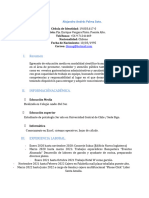 Curriculum Vitae Alejandro Actualizado