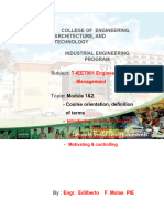 Modules 1 2 T-IEET001 Engineering Management