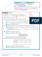 Devoir de Contrôle N°1 4ème Math Pilote MR Habib Haj Salem Novembre 2020