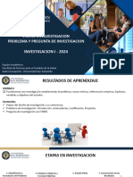 2024 Semana 3 Etapas en Investigacion - Pregunta y Problema en Investigacion