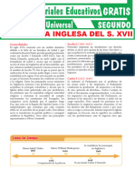 Monarquía Inglesa en El Siglo XVII para Cuarto Grado de Secundaria