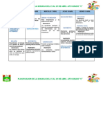 Planificador Semanal Del 15 Al 19 de Abril