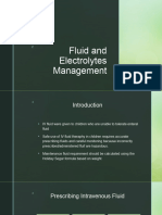 Fluid and Electrolytes Management