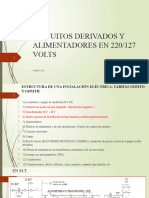 2 Circuitos Derivados y Alimentadores en 220y 127 Volts