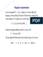 Regular Expressions