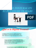 Capacitacion Higiene Postural