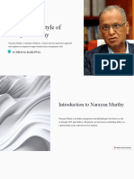 Management Style of Narayan Murthy