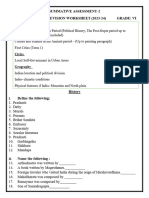 Grade 6 SA2 Revision Worksheet 2023-24