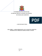 RELATÓRIO - LABORATÓRIO PRÁTICA DE ANÁLISE DE ALIMENTOS Determinação Da Umidade Da Farinha de Trigo e Do Leite