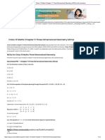 Class 12 Maths Chapter 11 Three Dimensional Geometry MCQs (With Answers)