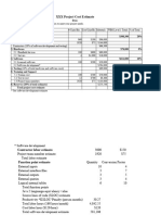 Cost and Budget Analysis Template