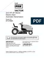 Craftsman 24 HP 48 Inch Mower Manual