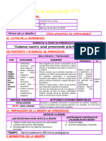 SESIÓN 5 Ciencia Martes 16 de Abril CÓMO PREVENIMOS LAS ENFERMEDADES 2024 2°MAESTRA JANET