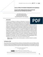 Mediación Escolar Como Herramienta para Resolver