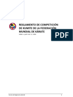 WKF - Kumite - Competition - Rules - 2024 Es