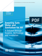 Ensure Safe and Reliable Water For All by Unctad