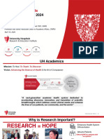 University Hospitals State of Research Address 2024