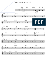 Pupilas de Gato Luis Miguel Sheet Music