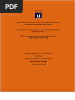 Informe de Lectura Breve Historia de La Educacion Artistica en RD