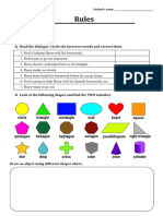 U6 Language Focus - Shapes & Subjects