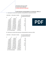 Tablas y Tarifas ISR 2024