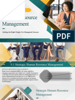 Teal and Yellow Modern Human Resource Transformation Presentation