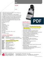 K88620, K88629 - Enhanced Portable Fuel Analyzer - Datasheet